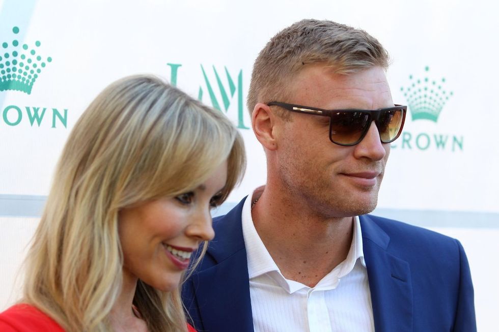 Freddie Flintoff and Rachael Wools