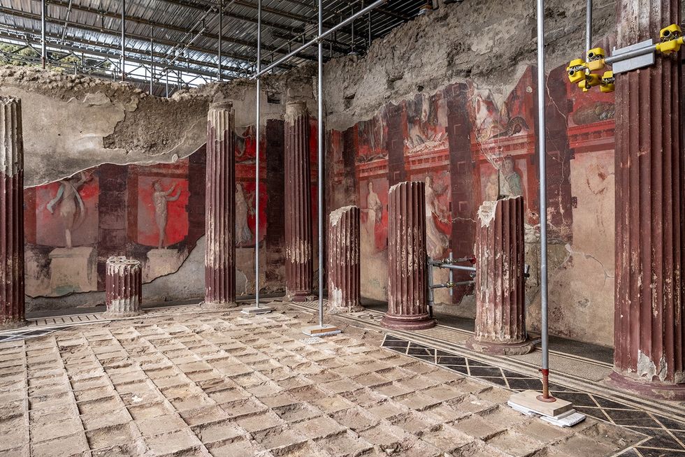 Friezes in Pompeii