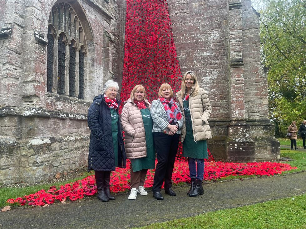 From left to right: Amanda Warburton, Shiela Williams, Melanie Hart, Tina Hill