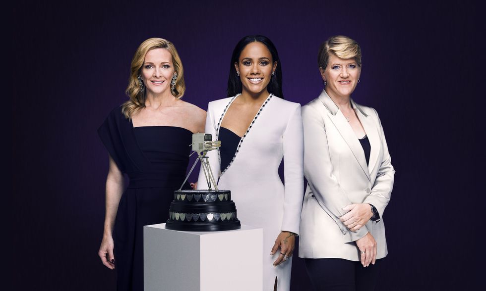 Gabby Logan, Alex Scott and Clare Balding