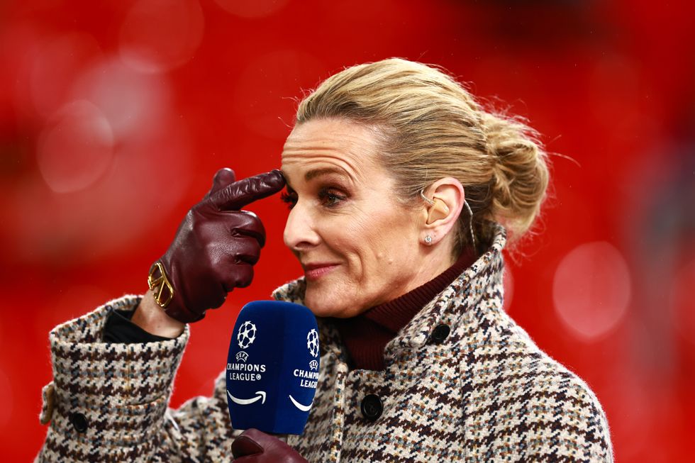 Gabby Logan Liverpool Champions League