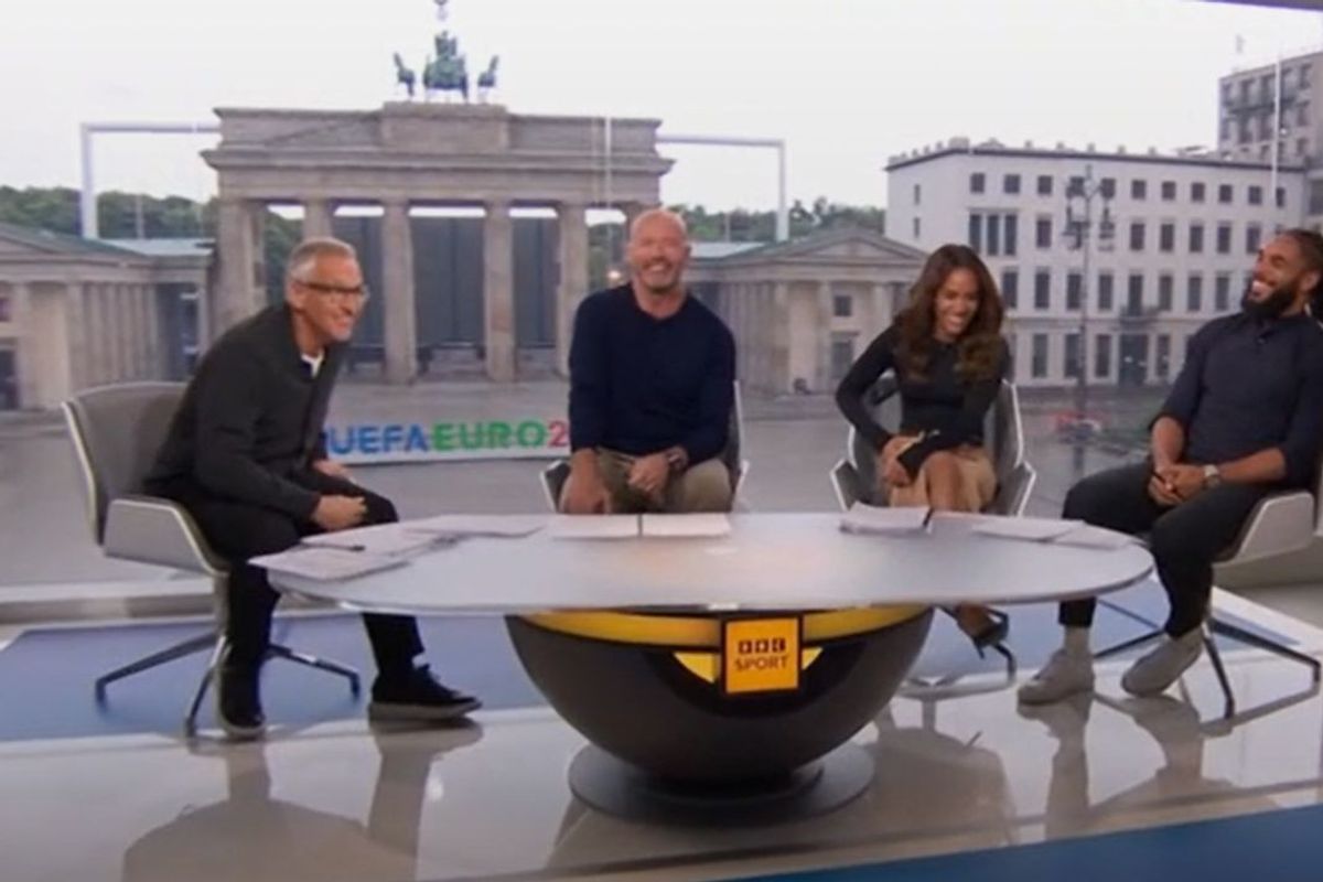 Gary Lineker and Alan Shearer joked with one another