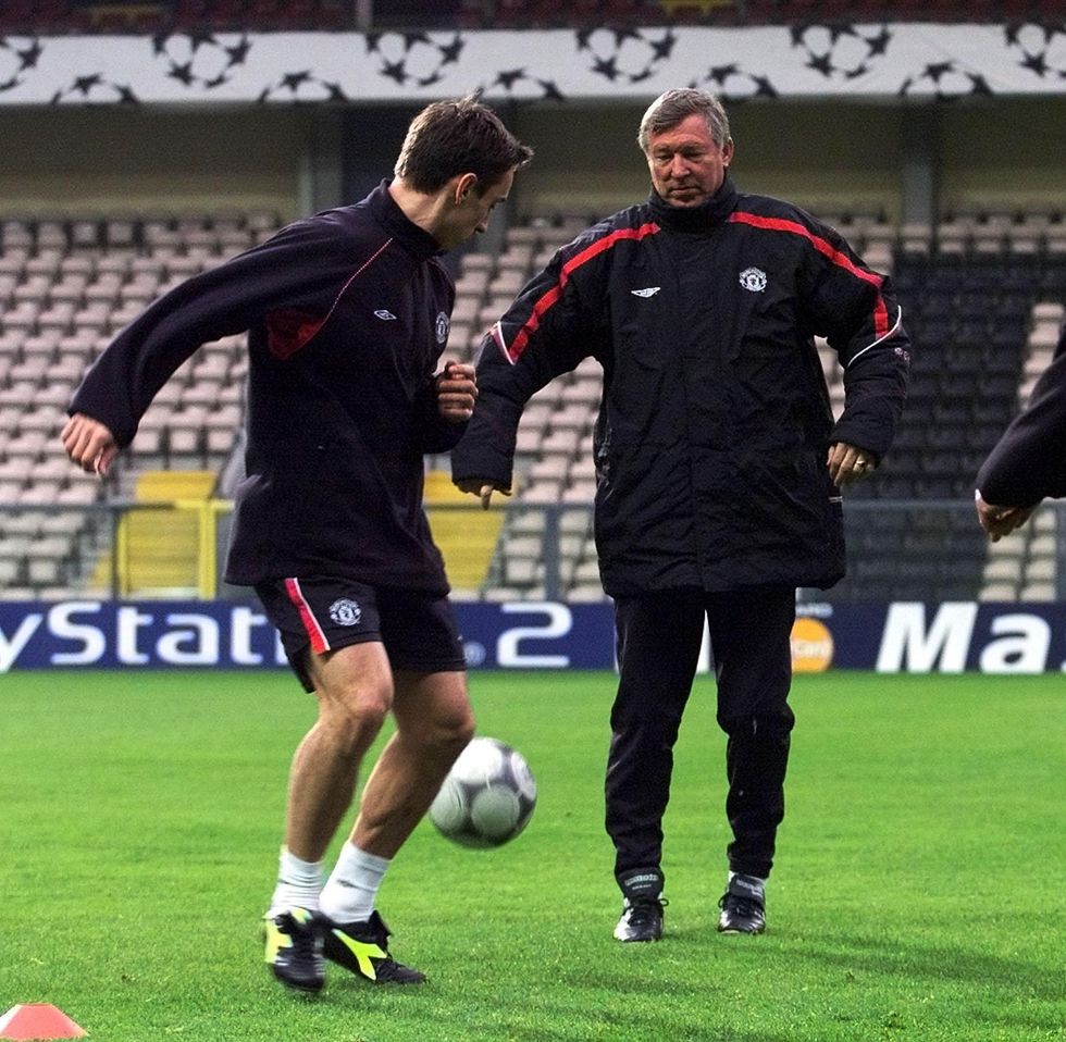 Gary Neville Sir Alex Ferguson Manchester United