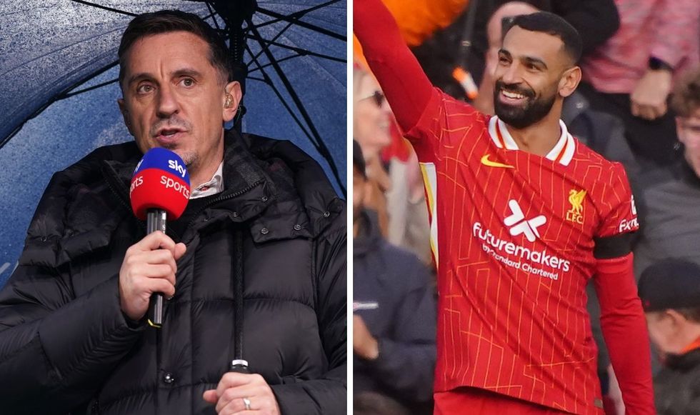 Gary Neville wanted Mohamed Salah booked for diving