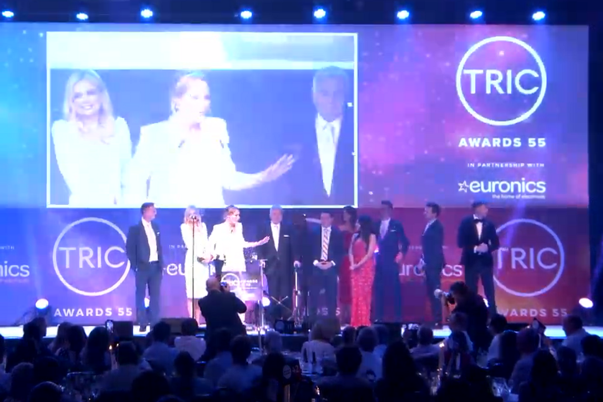 GB News Breakfast accept this year's TRIC Awards 