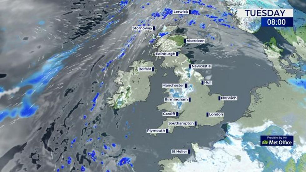 UK Weather: Most areas cold and cloudy but dry