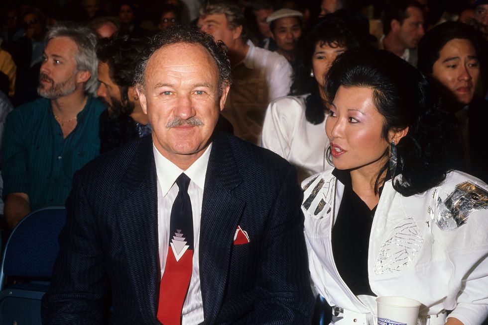 Gene Hackman and his wife Betsy Arakawa