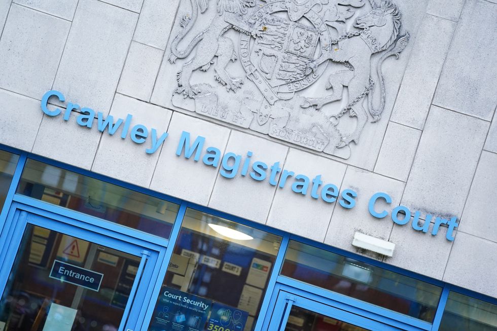 General view of Crawley Magistrates Court in West Sussex