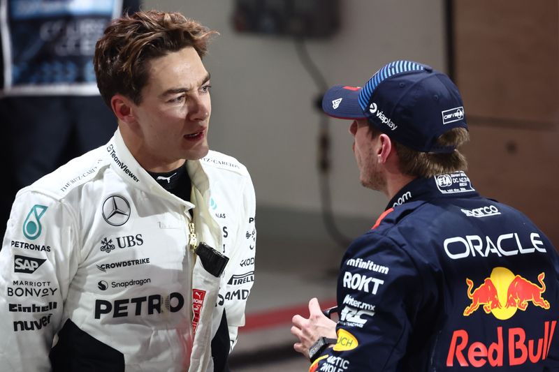 Max Verstappen and George Russell feud boils over in heated private Qatar  Grand Prix meeting