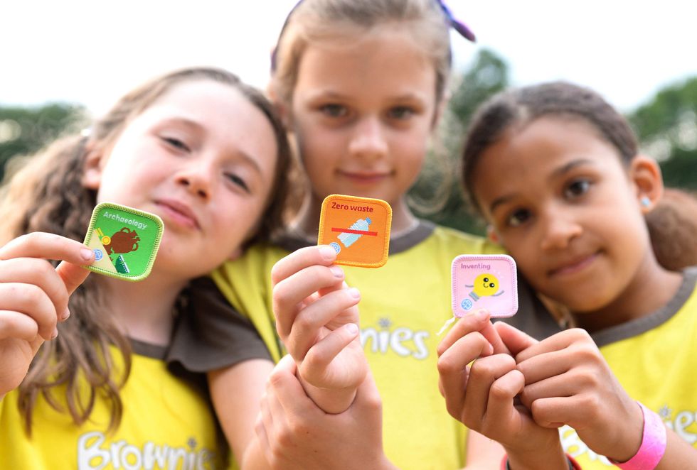 Girlguiding badges