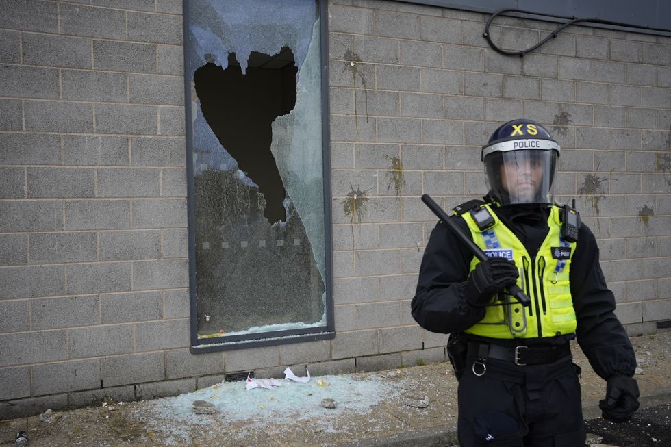 Glass smashed at the West Melton Hotel in Rotheram