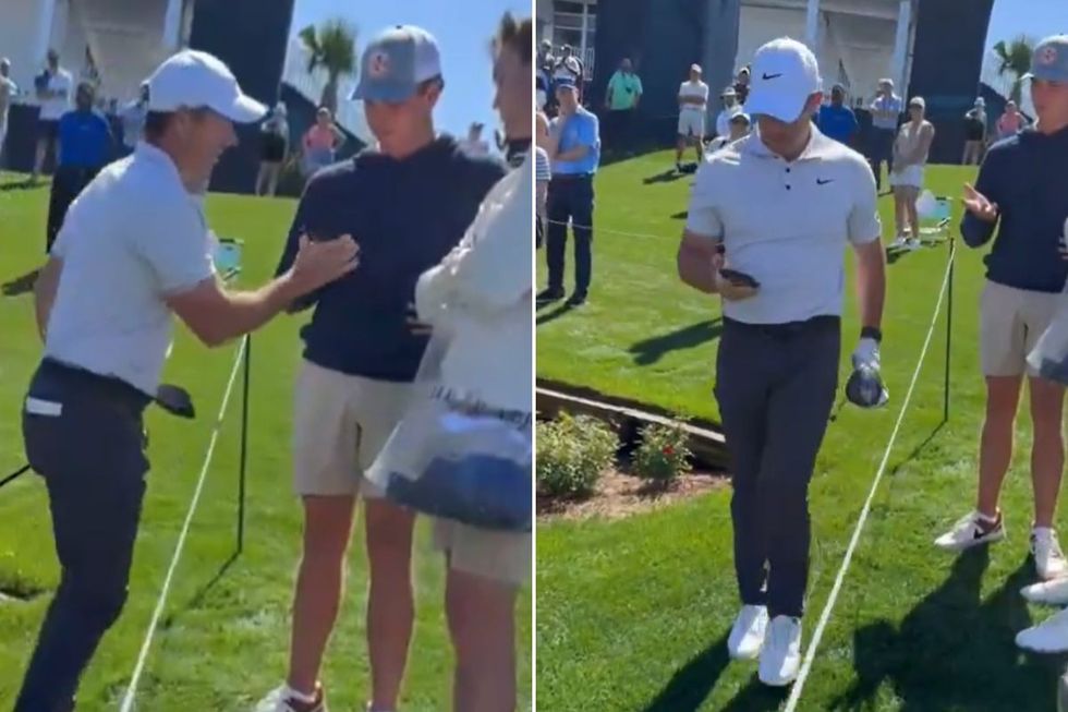 Rory McIlroy gives blunt response after clashing with fan at Players ...