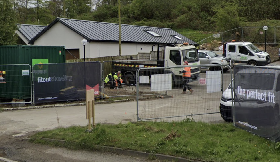 Google street view of the house affected by works on the new McDonald's site.