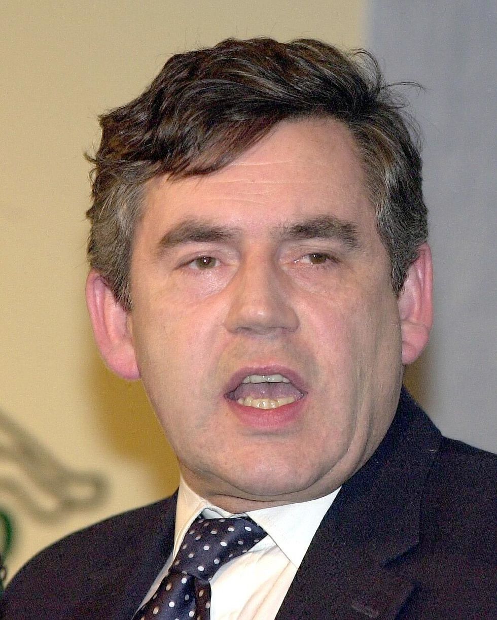 Gordon Brown as Chancellor of the Exchequer in 2001