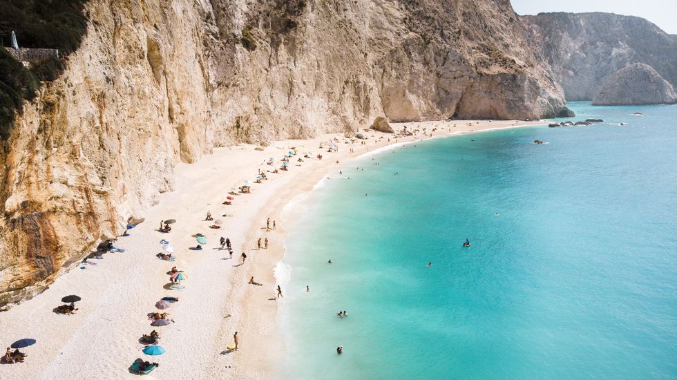 Greek beach