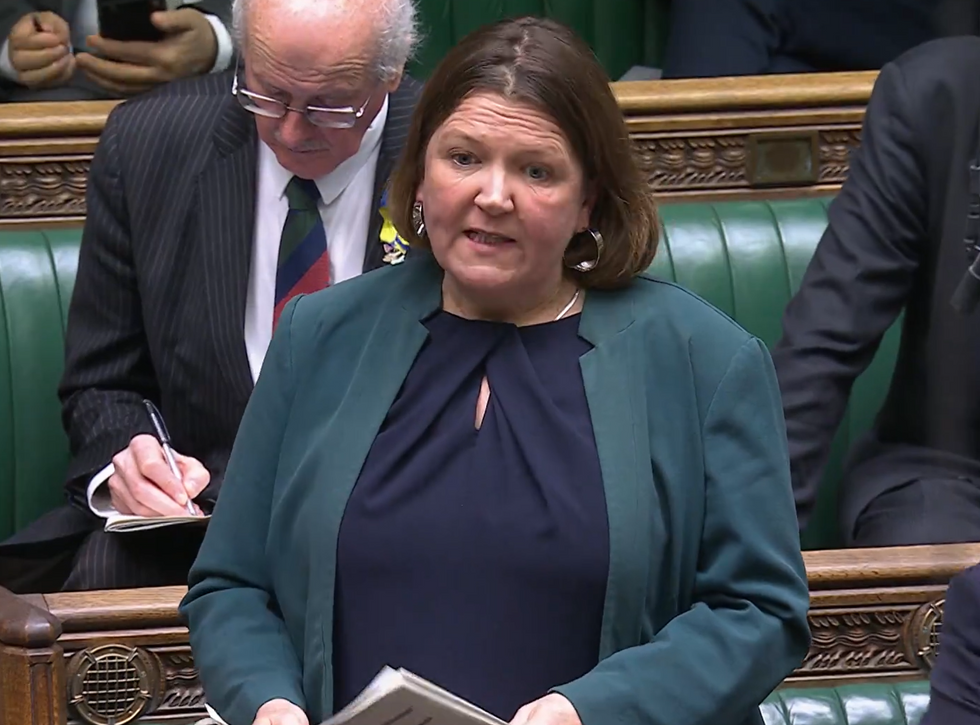 Green MP Ellie Chowns tabled the urgent question on Gaza yesterday.