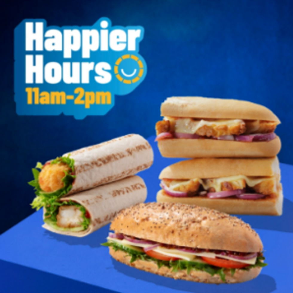 Greggs Happier Hours