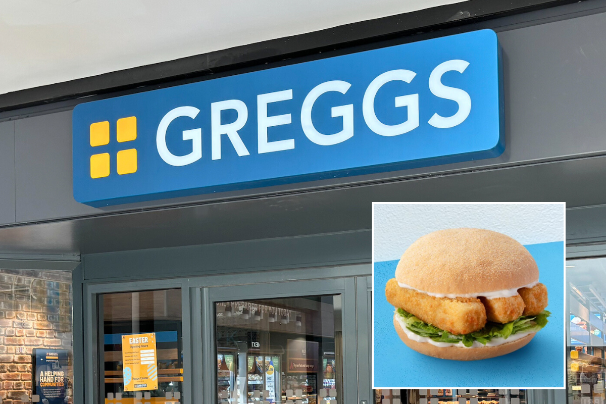 Greggs store / Greggs Fish Finger Sandwich