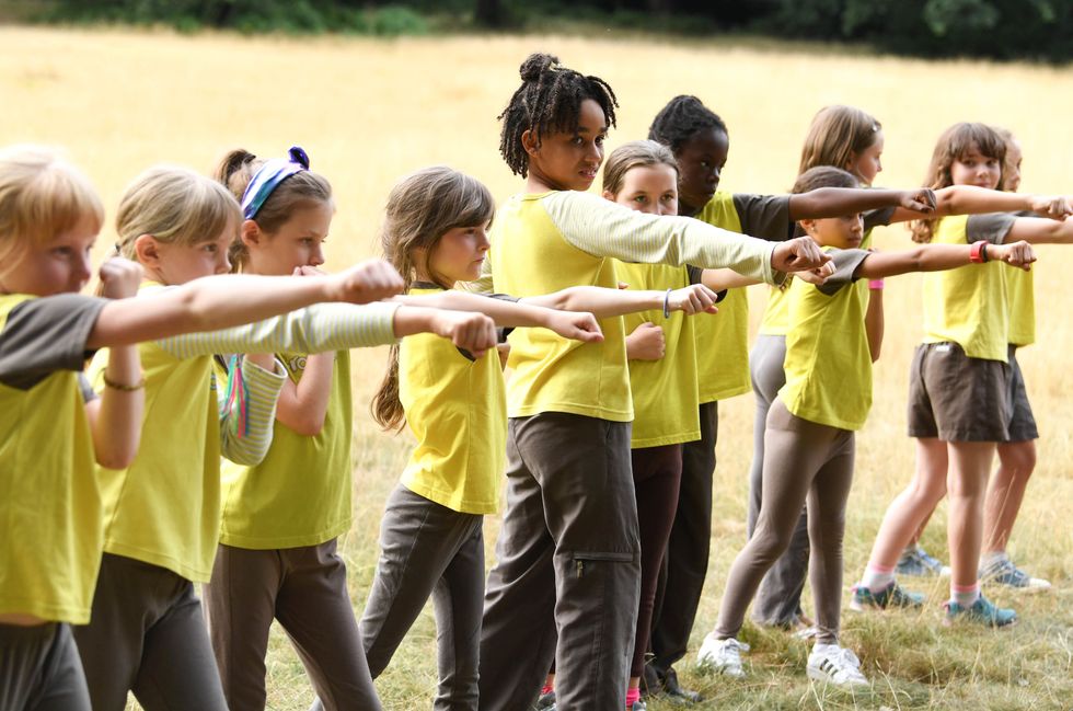 Guides and Brownies in London