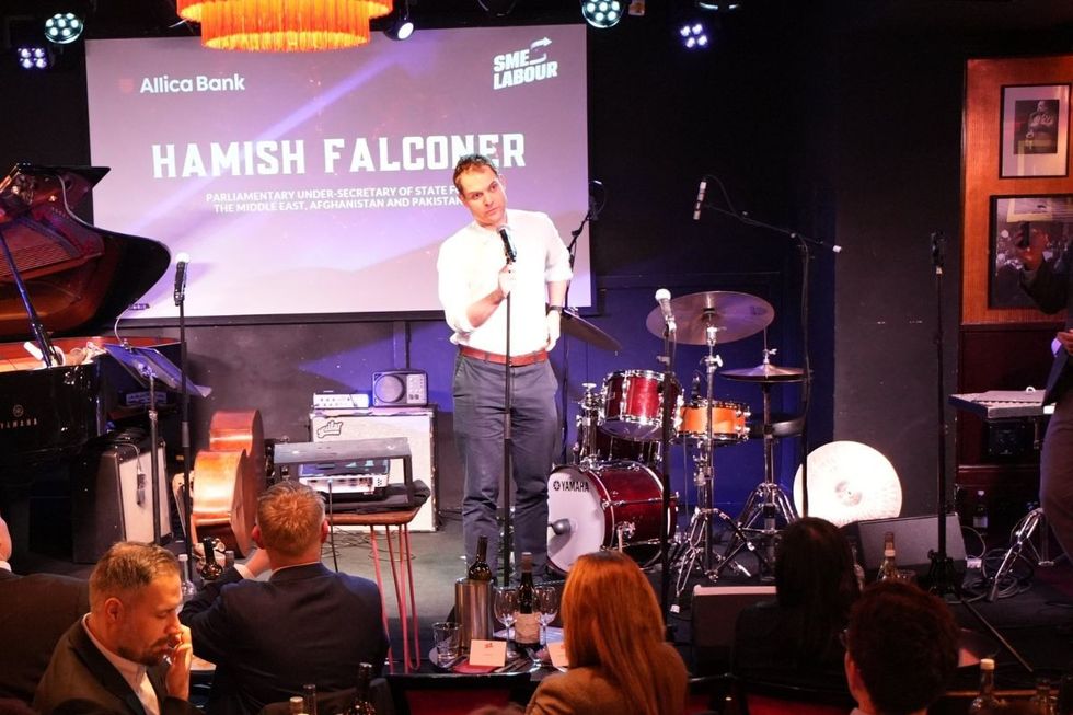 Hamish Falconer in London