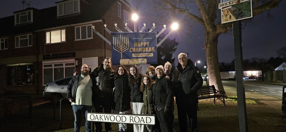 Hanukkah menorah vandalised