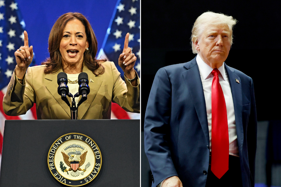 Harris and Trump