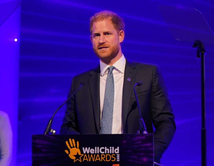 Harry at 2023 WellChild Awards