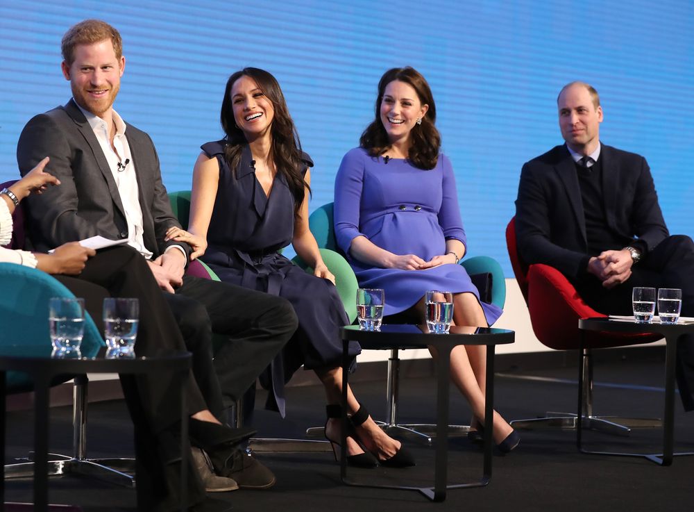 Harry, Meghan, Kate and William