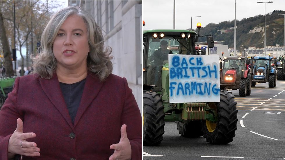 Heidi Alexander, farmer protest