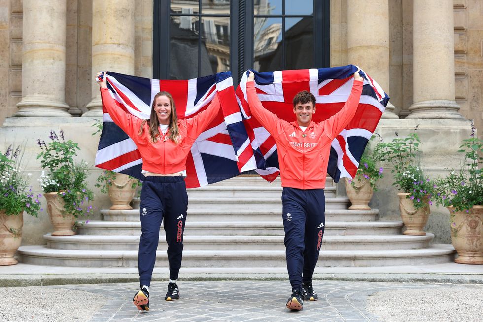 Helen Glover and Tom Daley will be the flagbearers for Team GB