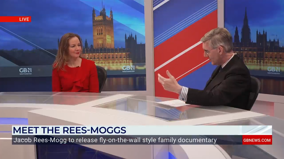 Helena Rees-Mogg and Jacob