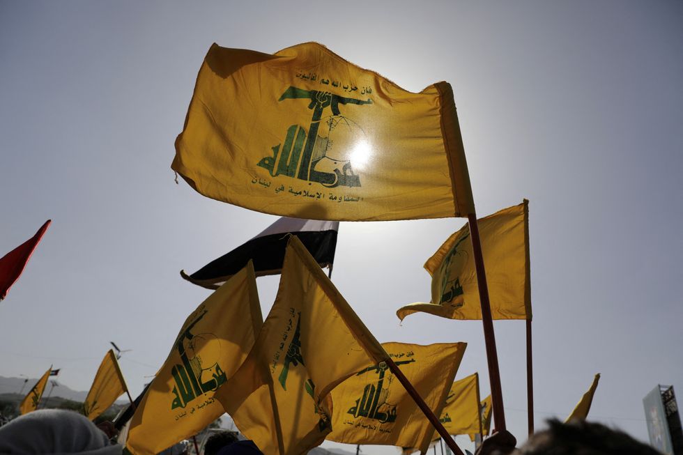 Hezbollah flags