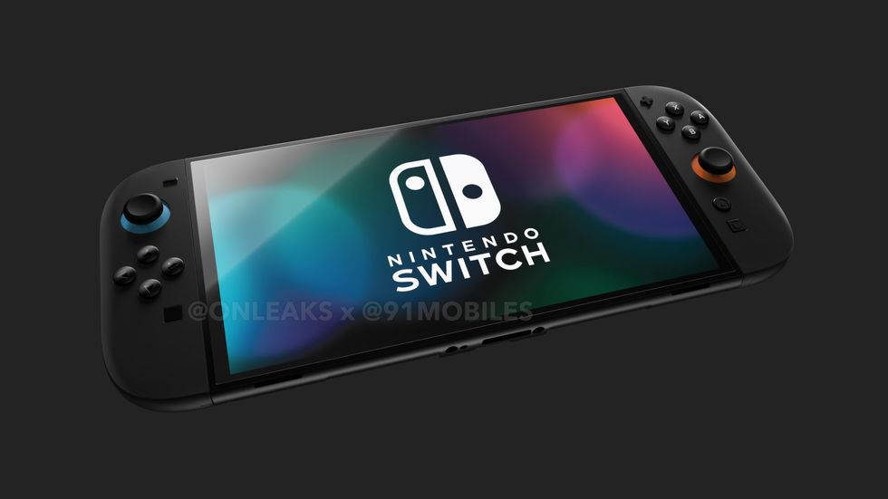 high-resolution render of Nintendo Switch 2 from OnLeaks