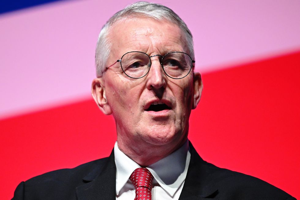 Hilary Benn MP, Shadow Secretary of State for Northern Ireland, delivers a speech to party delegates on day two of the Labour Party conference