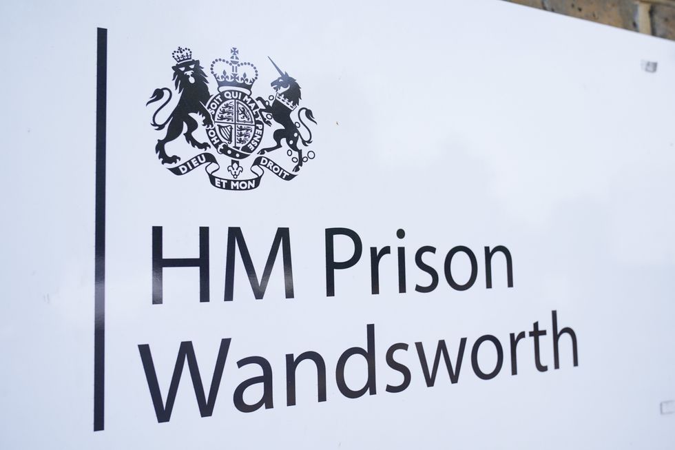 HMP Wandsworth sign