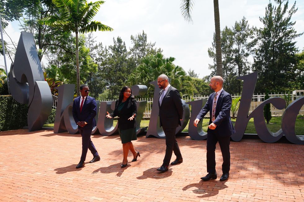 Home Secretary James Cleverly visited Rwanda