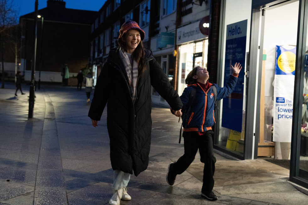 Homes for Ukraine - mother and son