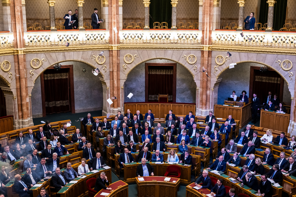 Hungarian parliament