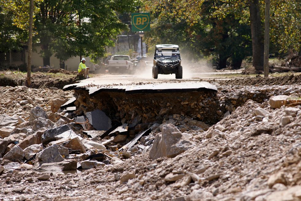 Hurricane Helene damage in North Carolina