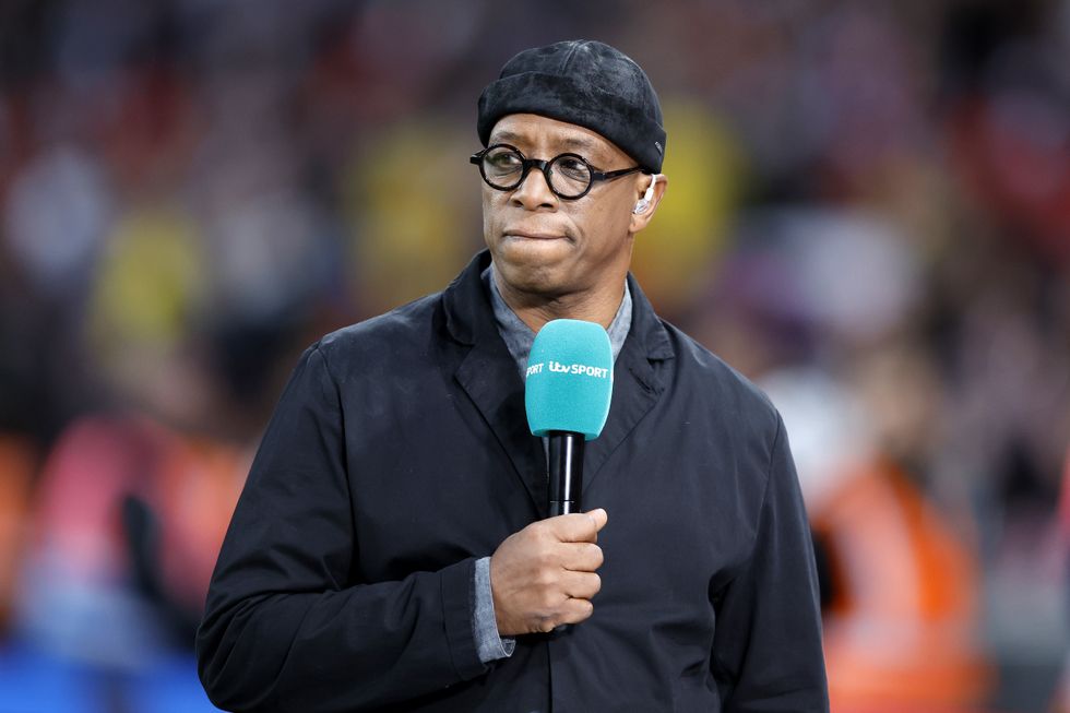 Ian Wright fell down some stairs