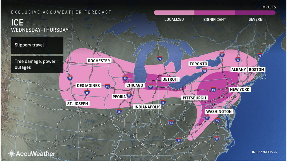 Ice forecast