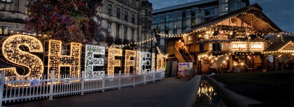 Image from Christmas markets in Sheffield city centre