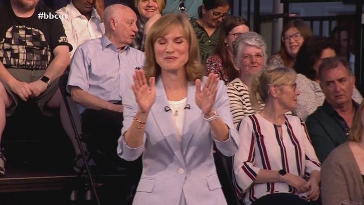 Question Time: Fiona Bruce surprised by audience's reaction to mention of Nigel Farage