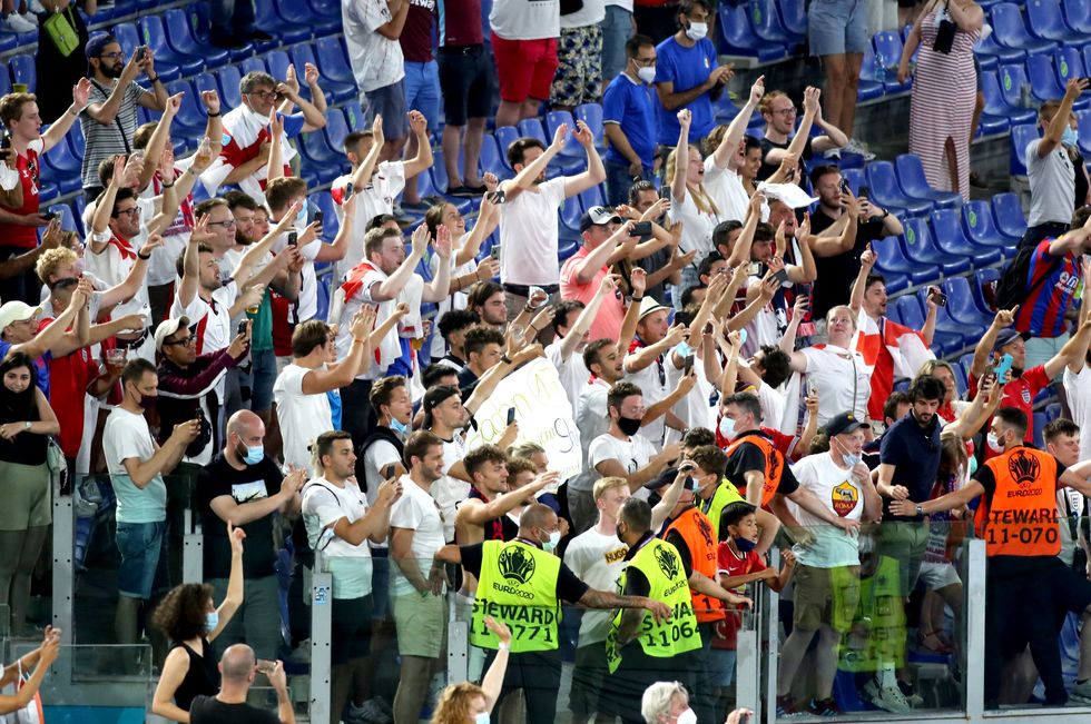 Euro 2020: Italian police bar 52 fans from England quarter-final clash with Ukraine due to Covid rules