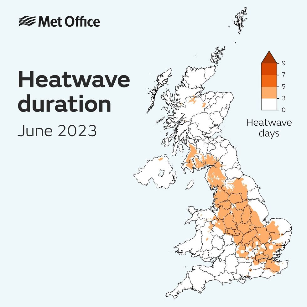 Uk Weather Forecast Britain Officially Exceeds Heatwave Threshold As More Scorching 30c Heat 3116