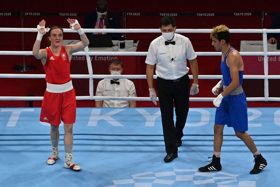 Imane Khelif lost to Ireland's Kellie Anne Harrington at the Tokyo Olympics