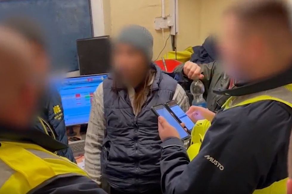 Immigration officers arrested four men and two women