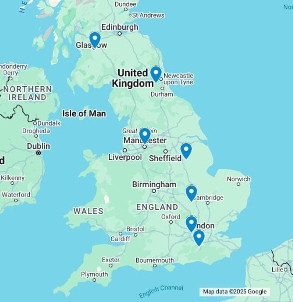 Immigration removal centres - Google My Maps