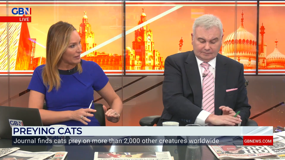 Isabel Webster and Eamonn Holmes