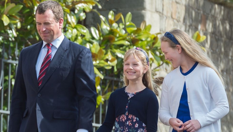 Isla Phillips, Peter Phillips and Savannah Phillips